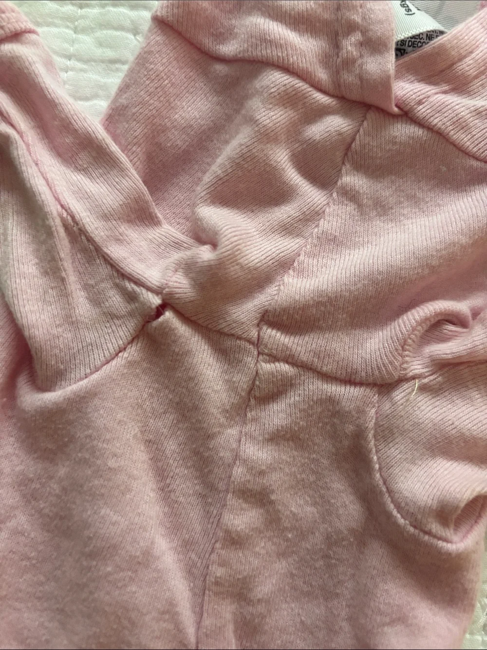 5/$15! Pink hooded dog shirt with saying, “Protected by a Nurse
